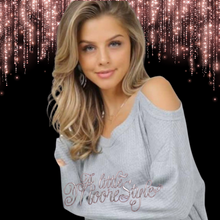 Load image into Gallery viewer, Peekaboo shoulder, Long Sleeved Waffle Texture (5 Colors)