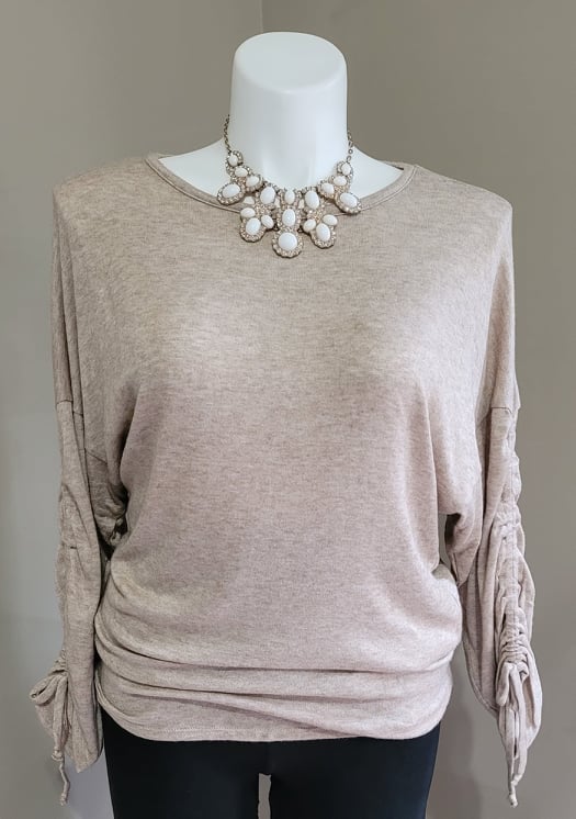 Heavenly Soft, Scrunchy Long Sleeved, Sweater (2 Colors)
