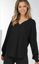 Load image into Gallery viewer, Perfect Cozy Long Sleeved V-Neck Top. (6 Colors)
