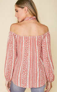 Sexy Tribal off the shoulder flowy Made in the USA
